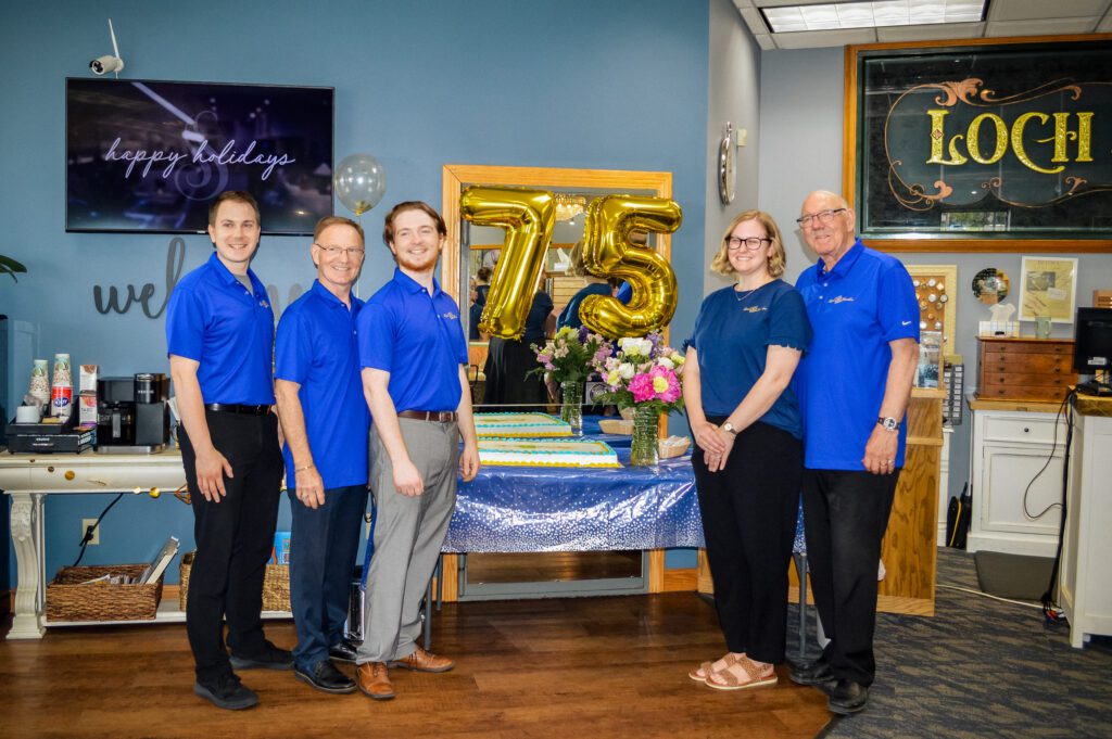 2024 75th Anniversary Event, photo of store owners.