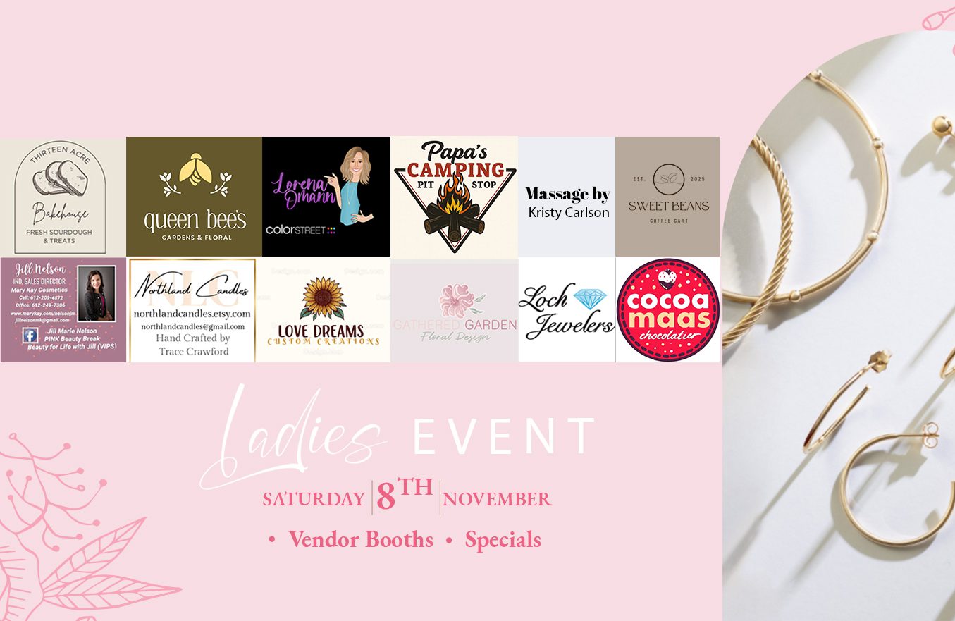 Ladies Night at Loch Jewelers, November 8th, 2025. 2-5pm