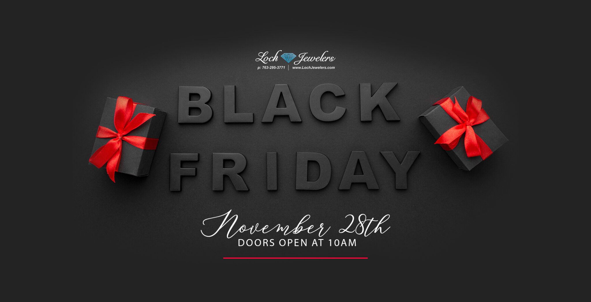 Black Friday Nov 28, 2025. Doors open at 10am
